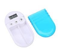 Organisateur de stockage de Kuuleynelectric, étui numérique avec alarme, rappel pour les matériaux de distributeur de voyage bouton de conception portable batterie de bureau à