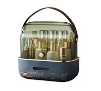 Organisateur de Stockage de Maquillage Coiffeuse Cosmétique Boîte De Rangement De Bureau Hibiscus Fleur Cosmétique Boîte Nouveau Soins De La Peau Produit Vitrine Rack Organisateur de Maquillage(B)