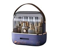 Organisateur de Stockage de Maquillage Coiffeuse Cosmétique Boîte De Rangement De Bureau Hibiscus Fleur Cosmétique Boîte Nouveau Soins De La Peau Produit Vitrine Rack Organisateur de Maquillage(C)