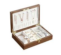 Organisateur de Stockage de Maquillage Commode bureau boîte à bijoux boîte multifonctionnelle montre coquille anneau boîte rétro serrure collier boîte cosmétiques boîte de rangement Organisateur de Ma
