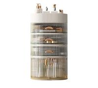 Organisateur de Stockage de Maquillage Commode Bureau Boîte De Rangement Cosmétique Transparent Acrylique Rack Bijoux Organisateur Multi-fonctionnel Multi-couche Tiroir Organisateur de Maquillage(B,L-