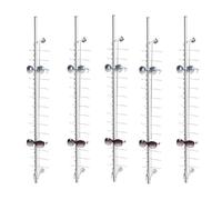 Organisateur de Support de Lunettes de Supports D'affichage de Lunettes de Cadre,présentoir Mural pour Lunettes de Soleil,Support de Miroir Vieillissant en Alliage D'aluminium avec Serrure