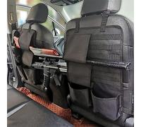 Organisateur de support de pistolet for siège de voiture, support de support de pistolet automobile for carabine/fusil de chasse, stockage de pistolet de siège arrière de voiture Molle for véhicule, c