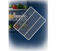 Organisateur de support plat for réfrigérateur, séparateur congélateur | Acier au carbone; Conception à grille ouverte ; Convient aux réfrigérateurs et refroidisseurs ; Installation facile(63x60 cm)