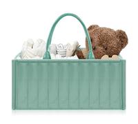 Organisateur de table à langer avec compartiments amovibles, panier de rangement pour bébé et panier à langer portable - Organiseur de sac à couches pour nouveau-nés, sac à langer avec poignées