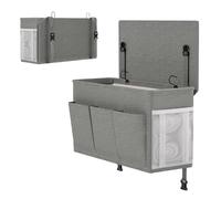 Organisateur de table de chevet pour dortoir, organisateur réglable pour lit latéral pour dortoir | support pour boîte de rangement pour mur, chambre, chambre, salle de bain, placard, bureau, gi