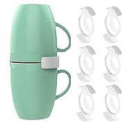 Organisateur de tasses - Organisateur de tasses de cuisine | 6 pièces réglables de rangement pour tasses à thé | Support extensible empilable | Solution de rangement peu encombrante pour armoires de
