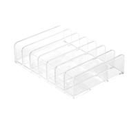 Organisateur de Téléphone Portable et de Palette de Fards à Paupières à 7 Compartiments for Un Rangement Soigné, Prêt à l'emploi Dès La Sortie de La Boîte, Parfait for La Maison(Clear,Large)