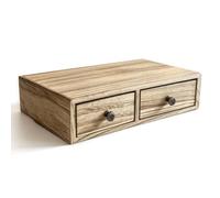 Organisateur de tiroir à café, en bois pour comptoir, base de machine avec espace de tri d ' accessoires, rangement de boissons de cuisine, coin invité, organisateur de station de café, tiroir