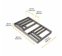 Organisateur de tiroir Alumount pour Vertex et Protone - anthracite - 900x500 m