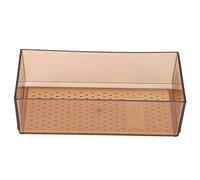 Organisateur de tiroir d'armoire de cuisine plateau à couverts cuillère couteau fourchette boîte de rangement de séparation organisateur en plastique durable pour ustensiles de (café moyen)