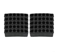 Organisateur de Tournevis avec Support de Rangement pour Mèches | Hexagonales 1/4 Pouces, Étui en Caoutchouc Souple pour Outils de Perçage et Visseuse, pour accessoire d\'Atelier