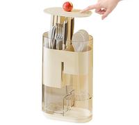 Organisateur de traitement de l'argent - Panier de rangement avec compartiment séparé | Support de traitement de l'argent | Plateau de drainage pour conteneurs Chopstick pour l'appartement pour la