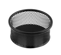 Organisateur de trombone - Organisateur de clip de palourdes en papier de 8 cm | Bolder en maille métallique | Distributeurs de broches en maille maille empilables rondes | Accessoires d'écriture