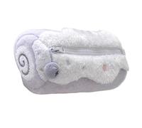 Organisateur de trousse à crayons : trousse avec double fermeture éclair, de rangement en polyester résistant, support pour fournitures de grande capacité | Le bureau multi compartiment, violet, Voir