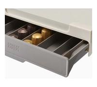 Joseph Joseph – Tiroir de rangement CupboardStore sous étagère 30 capsules Nespresso Gris