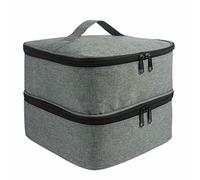 Organisateur de vernis à ongles, organisateur de trousse de maquillage double couche, organisateur de maquillage pour vernis à ongles de haute qualité, organiseur de stockage des huiles essentielles