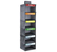 Organisateur de vêtements hebdomadaire pour , organisateur de vêtements hebdomadaire pour , étagères de rangement pour vêtements jusqu'au samedi, étagère de jour pour à suspendre