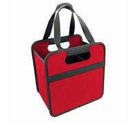 Organisateur de Vin Range-Bouteilles Portable Sac Compartimenté Boîte en Oxford Poignée Renforcée Séparation Bouteilles pour Maison Stockage, Color to 2