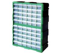 Organisateur de vis et de pièces | Armoire partielle avec 60 tiroirs, facile à empiler, mallette de rangement portable, bijoux, quincaillerie, perles, vis