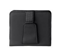 Organisateur de visière solaire : panneau de support avec plusieurs poches, rangement intérieur en cuir PU pour voiture, lunettes de soleil et porte-documents | enregistrement, assurance, gestion des