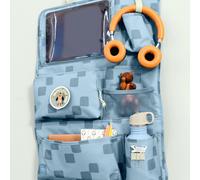 Organisateur de voiture Pattern Party bleu