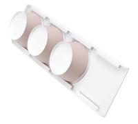 Organisateur De Yaourt Pour Réfrigérateur, Support De Yaourt Pour Réfrigérateur, Curseur De Réfrigérateur à Yaourt, étagère Coulissante à Décoller Et à Coller Pour 4 Yaourts De 3,75 Pouces, 1 Pièce