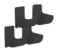 Organisateur d'emballage de dos collant: ensemble d'étagères de montage adhésives à quatre autocollants, installation sans coup de poing pour le côté de la porte de l'armoire | Gestion de