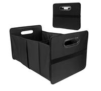Organisateur d'épicerie de voiture - Boîte de rangement portable multifonction pour coffre de voiture - Boîte de rangement de voiture de grande capacité, organiseur de chargement de voiture portable