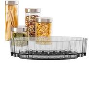 Organisateur d'épices de cuisine rotatif avec une base antidérapante, étagère à épices peu encombrante | Protocoles de rangement pour permis de cuisiner à la maison, bouteilles, verres, garde-manger