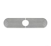 Organisateur d'éponges et tapis anti-éclaboussures, la solution parfaite pour maintenir un environnement de cuisine bien rangé (gris clair)