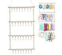 Organisateur des arcs de cheveux - Rack de porte-bandeau, cintre à arc mural, affichage de rangement à clip | Bijoux Bracelet Scrunchies Storage Organisateur pour les liens de cheveux Accessoires de s