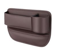 Organisateur D'Espace SièGe Auto pour Audi A3 8Y Limousine 2024-,avec Porte Gobelet BoîTes Rangement Petits Objets Non SLI Accessoire Interieur,B2/Brown - Co-Pilot