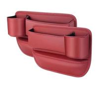 Organisateur D'espace Siège Voiture pour MG Marvel R 2018-2026, Boîte de Rangement Siège Avant avec Porte Gobelet Multifonctionnel Accessoires,C/Red