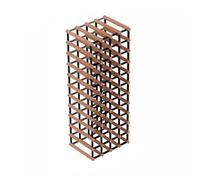 Organisateur d'étagère à vin Étagère à vin Présentoir de rangement Armoire à vin Maison Magasin de vin commercial Cave à vin Sortie Casier à vin en bois massif Porte-vin Portable(4 * 11)