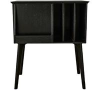 Organisateur d'étagère de DVD Bibliothèque en Bois Massif, Armoire à Magazines, Moderne et Simple, Support de Rangement, Lecteur Disque, for Salon, latérale Support de Stockage de CD