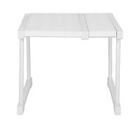 Organisateur d'étagère de placard extensible, gain de place réglable, étagère de tension d'évier de garde-robe, 42 cm de largeur, 32 cm de hauteur, étagère de tension d'armoire, (Longueur 27-38 cm /