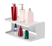 Organisateur D'étagères - ABS | Étagères Murales Double Couche | Suppeort De Rangement Organisateur De Rangement Mural Durable Support D'étagère Polyvalent Support D'affichage Gain De Place Pour La Ma