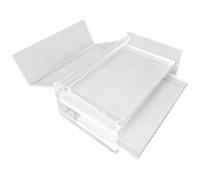 Organisateur d'extensions de cils, organisateur de stockage de cils - Présentoir de support de cils en acrylique | Conteneur de cils, organisateur de poussière pour chariot à cils pour