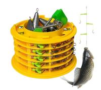 Organisateur D'hameçons De Pêche - Support De Rangement Pour Hameçons, Support D'hameçons De Pêche | Hameçons De Pêche En Tandem Avec Organisateur, Hameçon Tandem Et Organisateur De Leader, Conception