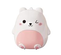 Organisateur d'ours - Pilulier multi-compartiments de dessin animé | Conteneur de voyage hebdomadaire pour femmes et Sac à main de poche pour bureau, école, salle de sport, camping en plein