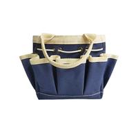 Organisateur d'outils de Seau Grande capacité, 2 pièces, Pratique, Tissu Oxford Polyvalent, Outils Jardin Domestique, Support, Organisateur Panier Sacs à Main(Deep Blue)
