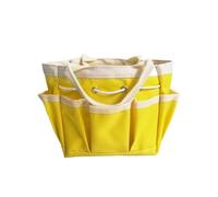 Organisateur d'outils de Seau Grande capacité, 2 pièces, Pratique, Tissu Oxford Polyvalent, Outils Jardin Domestique, Support, Organisateur Panier Sacs à Main(Yellow)