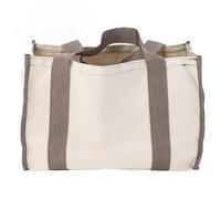 Organisateur D'outils en Toile de Grande capacité, Sac de Rangement D'outils à Large Bouche, Pochette D'outils électriques pour Charpentier électricien Plombier (20 Pouces)
