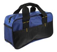 Organisateur D'outils en Toile Robuste, Grosse Capacité pour Hommes | Porte-outils Pratique, Fermeture Zippée Fiable, Rangement Large, Usage Chantier et Réparations, Style Simple