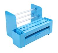 Organisateur d'outils multifonction en PVC avec tiroir design pour tournevis et pinces à épiler, grande capacité, stable et peu encombrant, pour atelier et bricolage, couleur au choix (bleu)