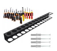 Organisateur d'outils Support mural | Support de porte-tournevis en acier | Garage Workbench Tool Stockage Support mural Organisateur Home Basement Workshop