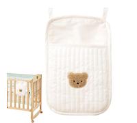 Organisateur Du Berceau- Sac De Rangement De Berceau, Attachement De Stockage De Basset | Accessoires De BerceauPour Bébé Polyvalent Avec 2 Poches, Support De Pépinière De Chevet Pour Jouets Pour Co