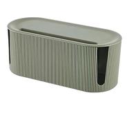 Organisateur du Cordon De Boîte, Boîte De Rangement pour Câbles, Boîte Cache Câble, Cable Management Box, Garder Les Câbles Bien Rangés, pour La Gestion des Câbles Et des Cordons (Vert)