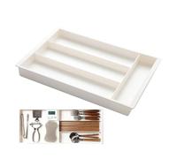 Organisateur d'ustensiles pour tiroirs de cuisine,organisateur de tiroir de cuisine - Boîte de séparation pour couverts de cuisine rétractable - Porte-ustensiles de service rétractable, boîte de range